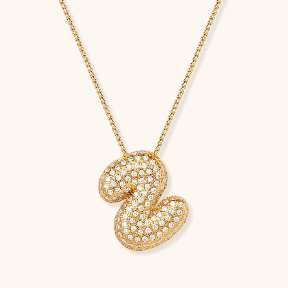 Collier Initiale Diva Nocturne