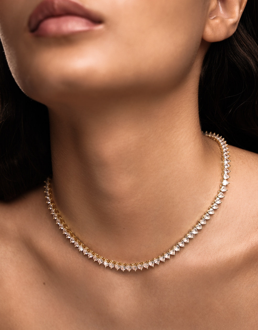 Collier Tennis Amore en Or