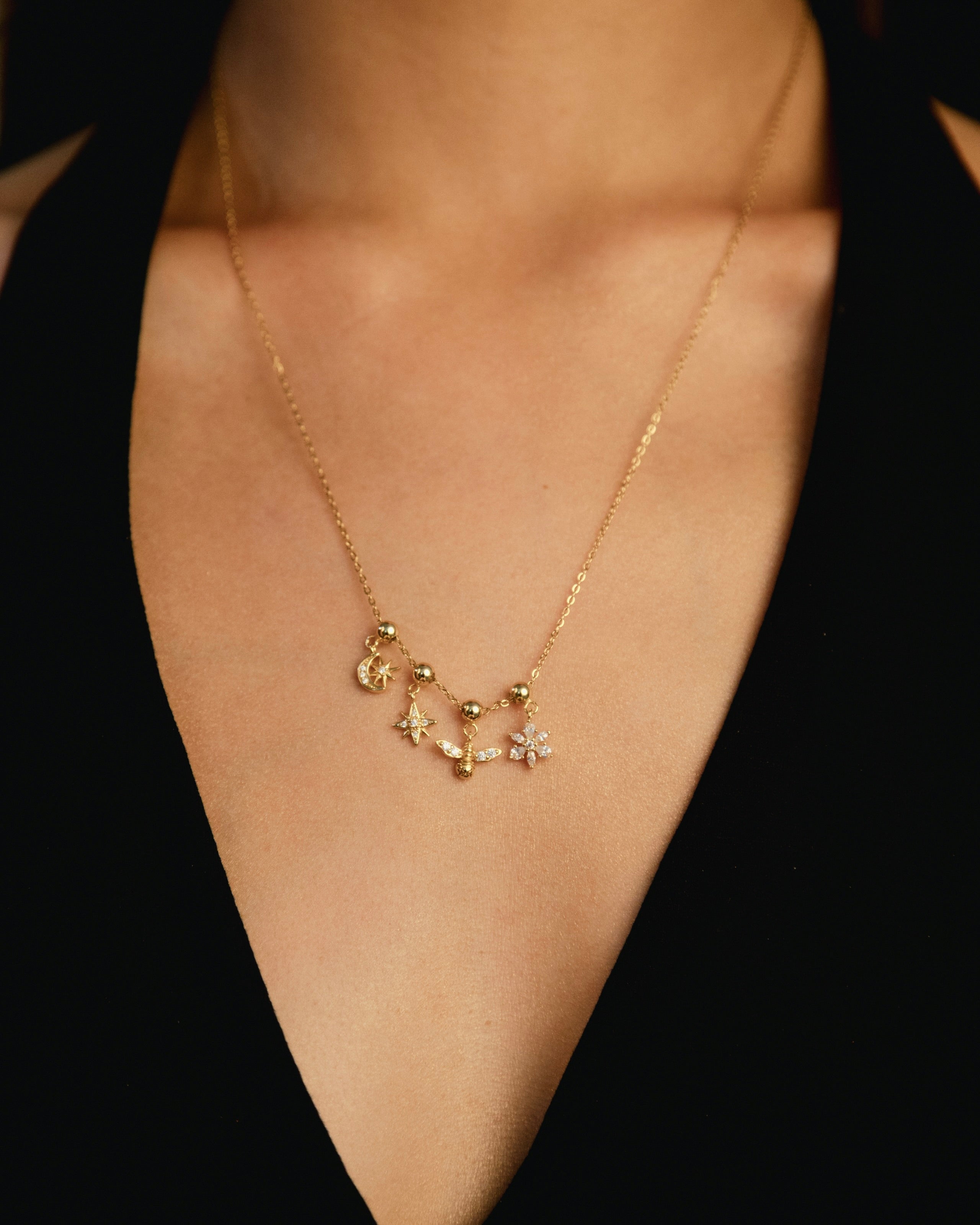 Pendentif Flora en Argent