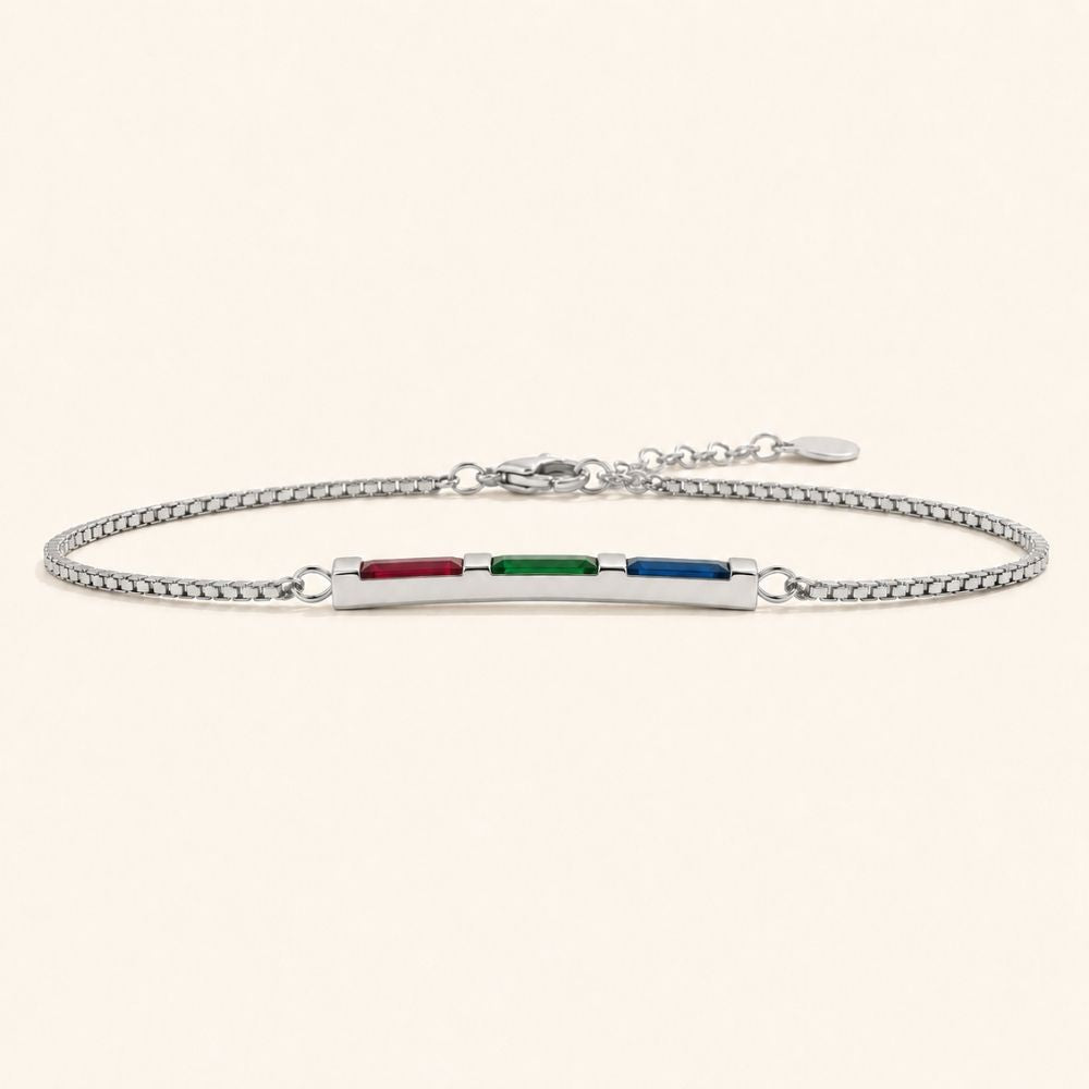 Regenboog Armband met Geboortesteen