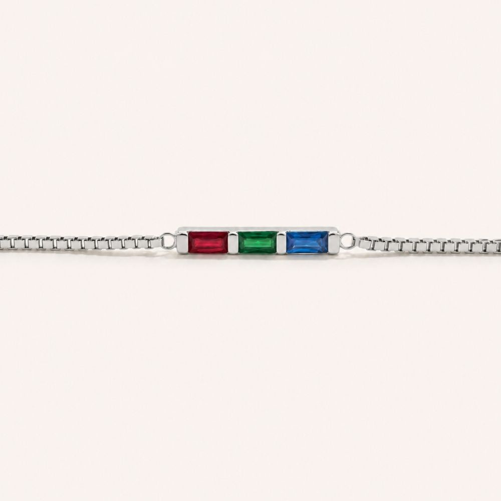 Regenboog Armband met Geboortesteen