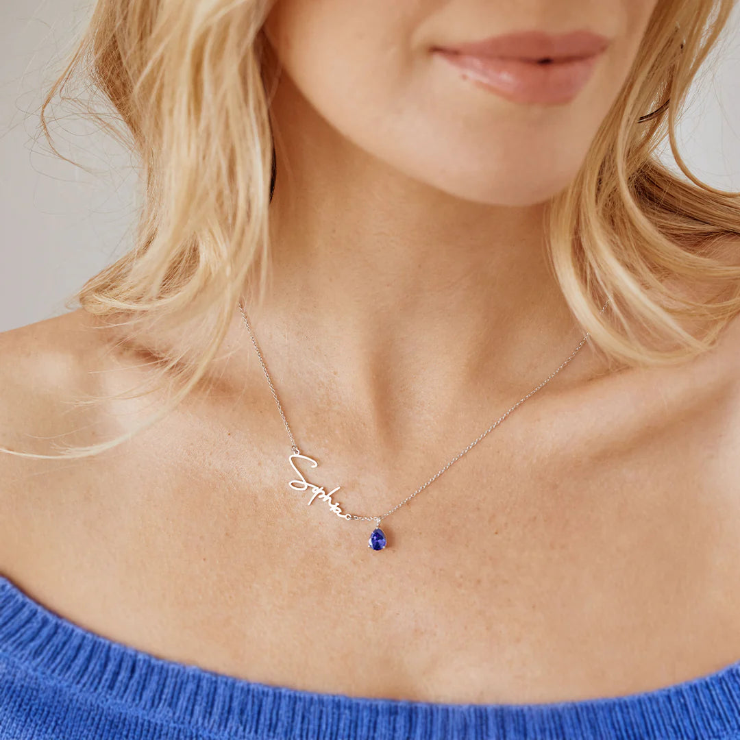 Signature Birthstone Necklace