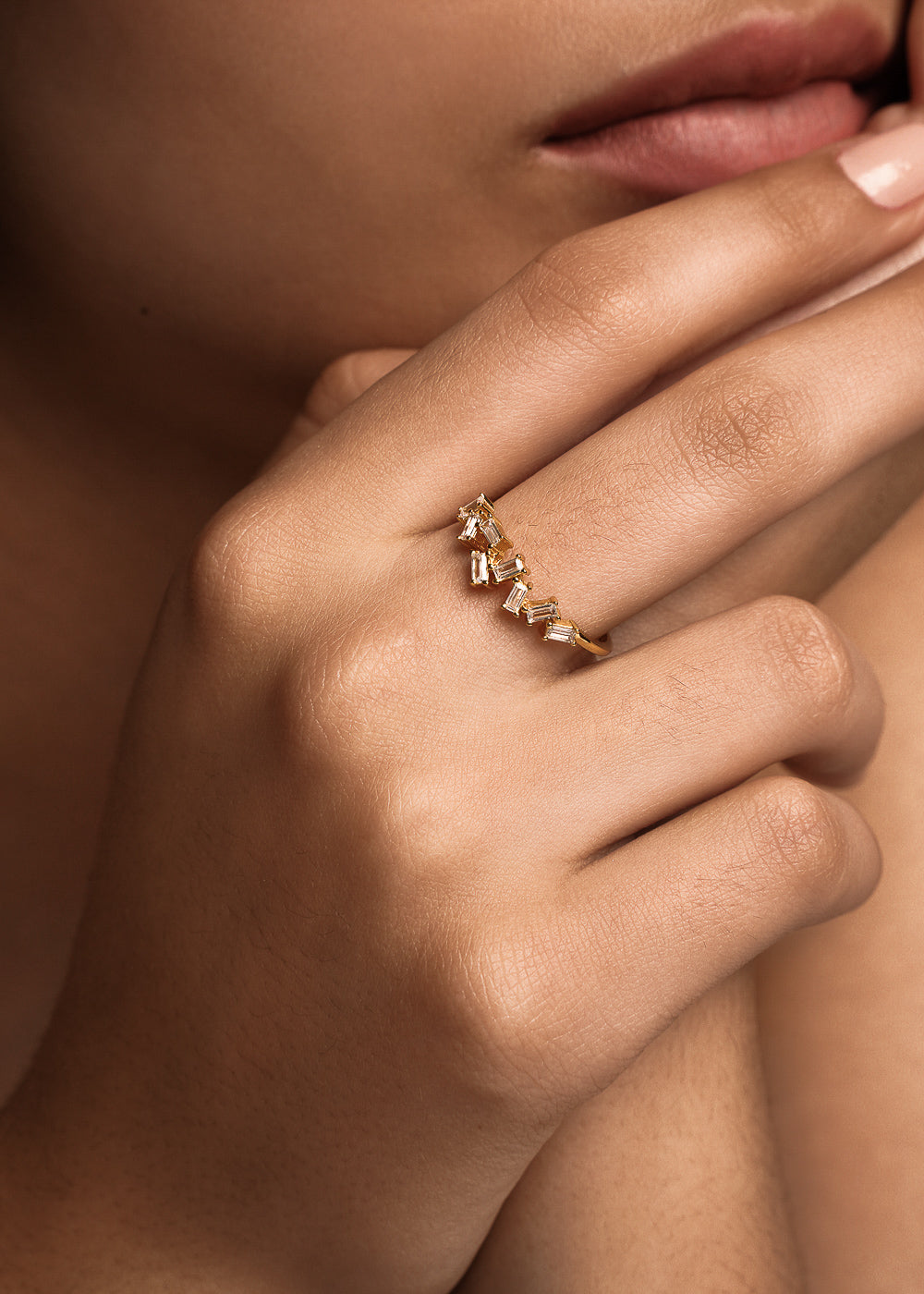 Bague Cristal en Or