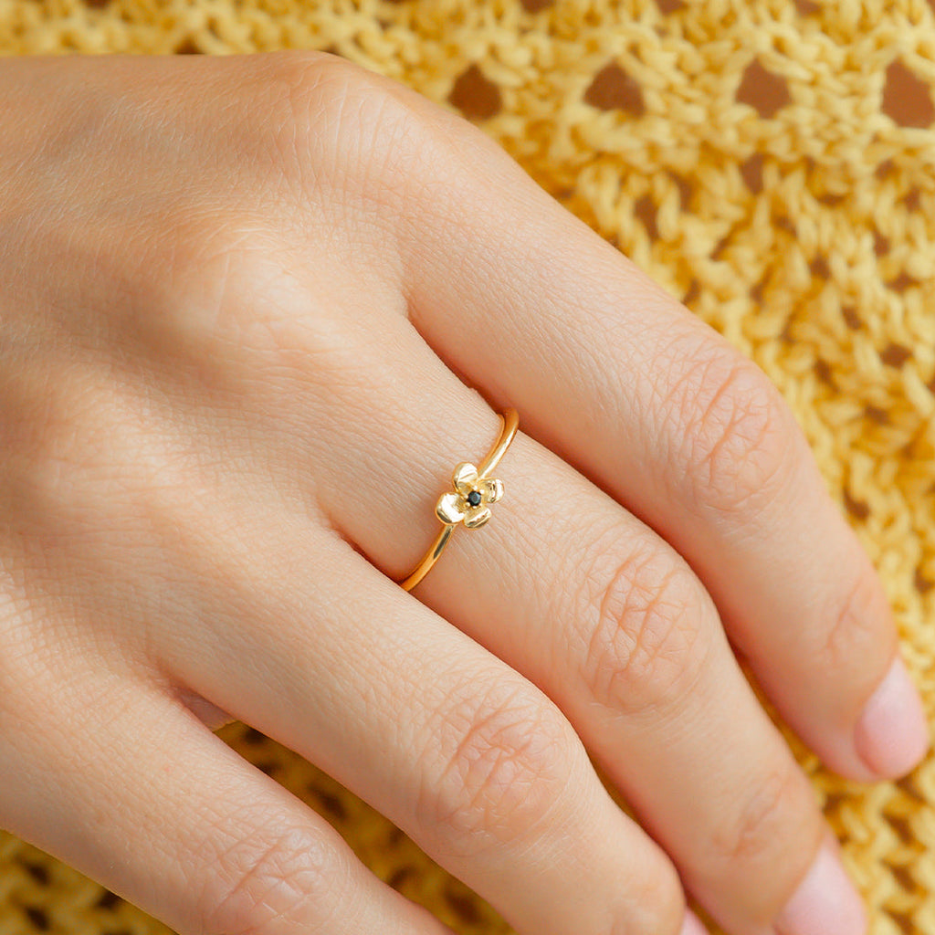 Golden Petals Ring