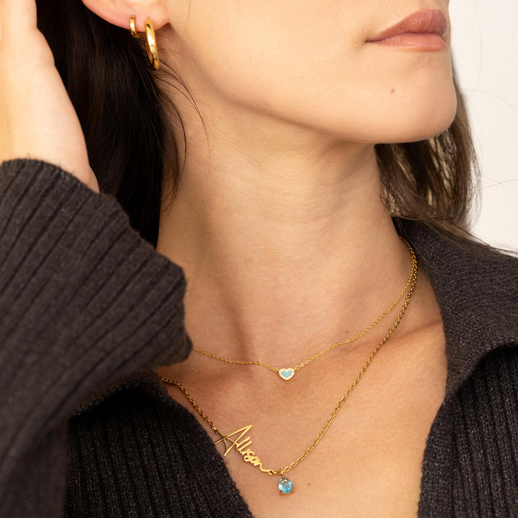 At the Hollow of My Neck Necklace