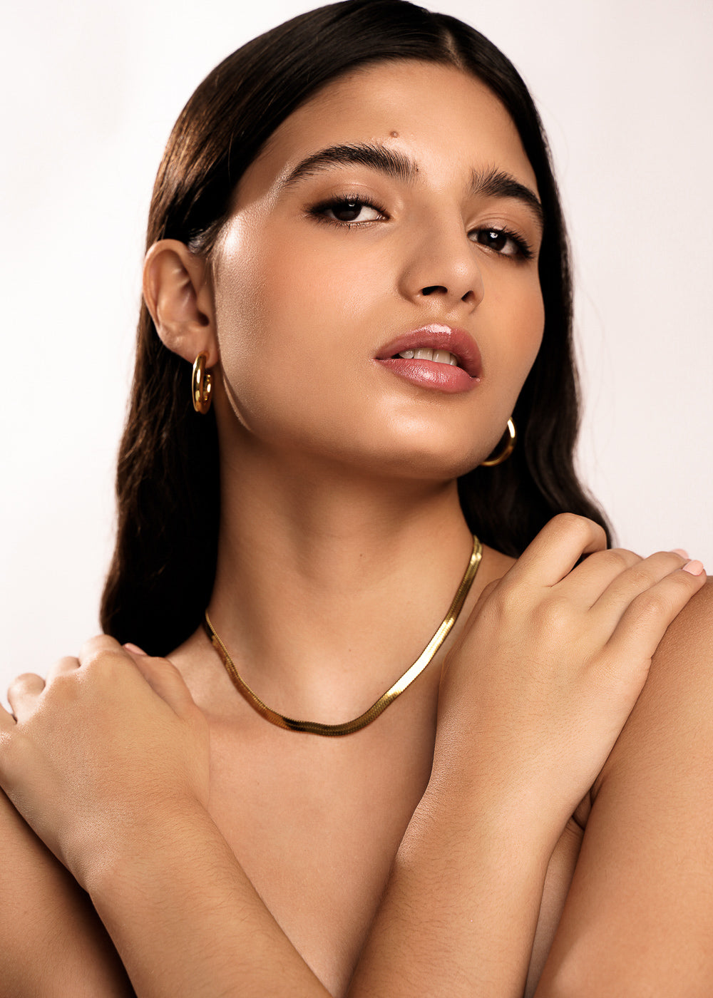 Collier Chaîne Épi Audacieux en Or