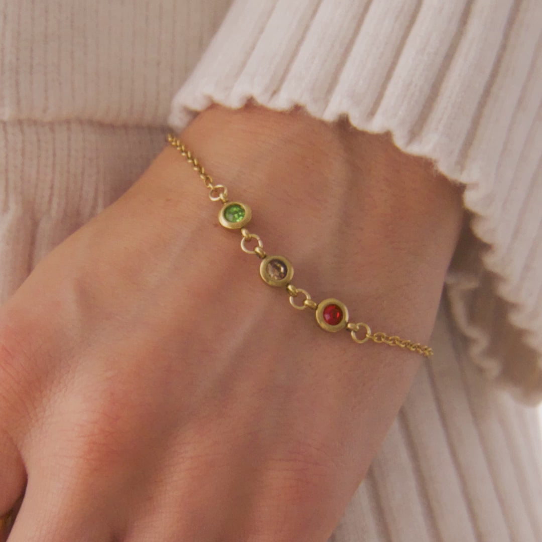 Harmony Birthstone Bracelet