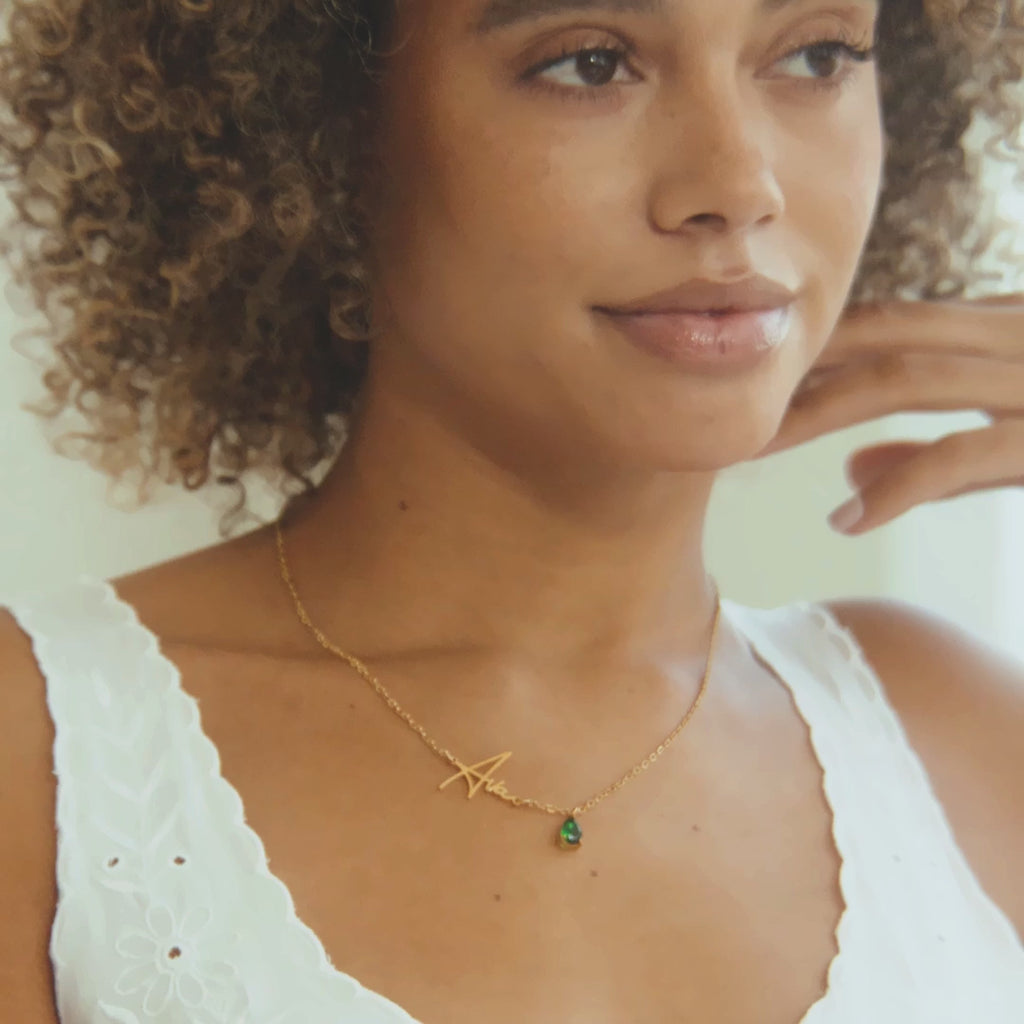 Signature Birthstone Necklace