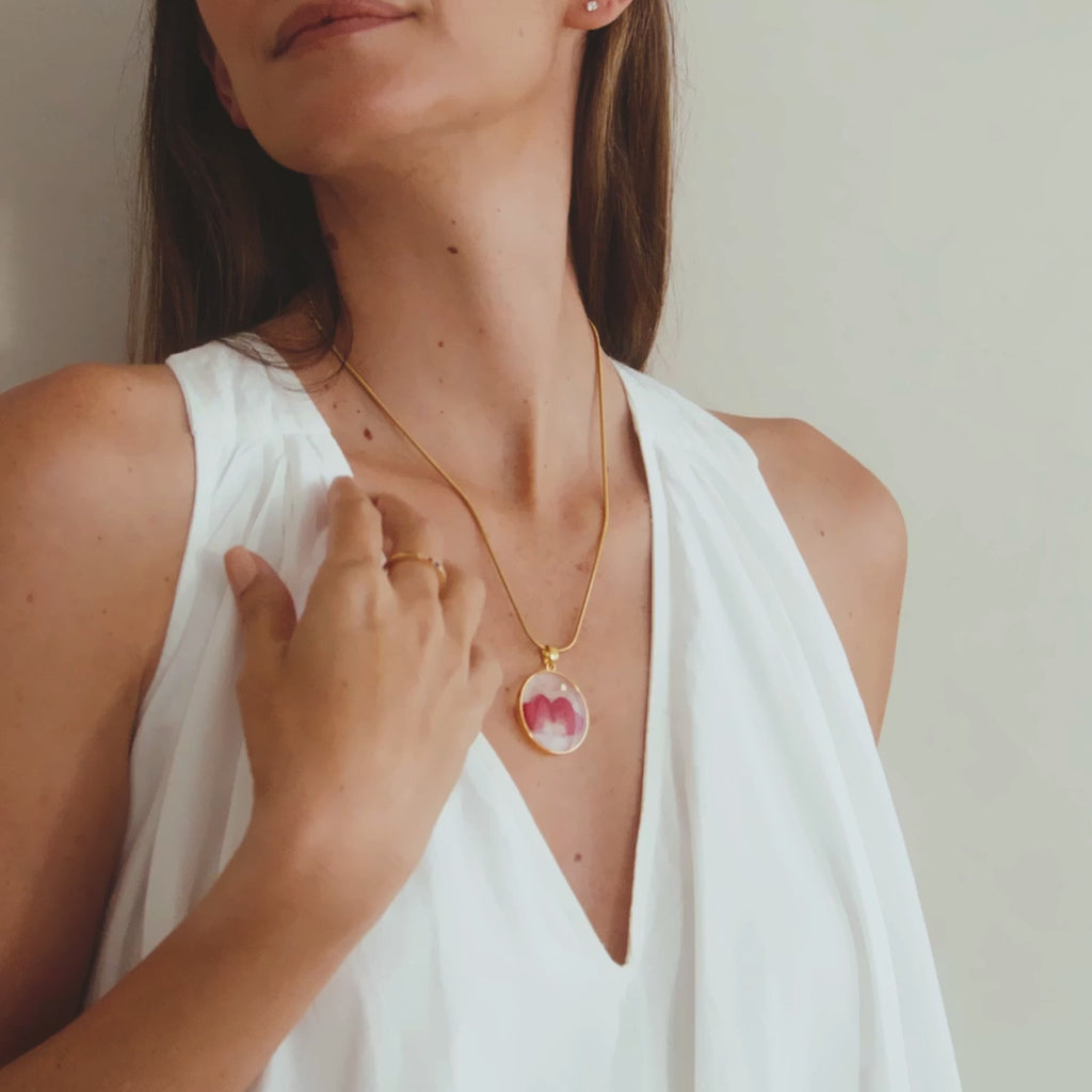 Florale Essenz Halskette