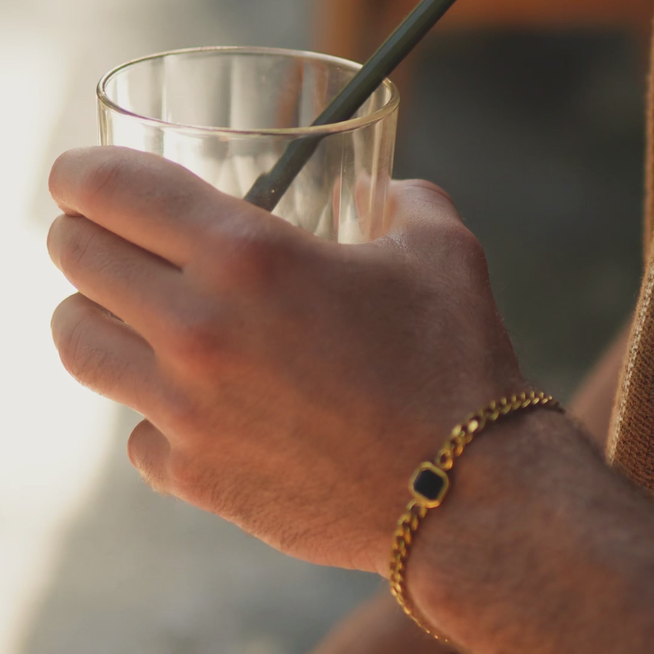 Onyx | Bracelet Chaîne Cuban Homme