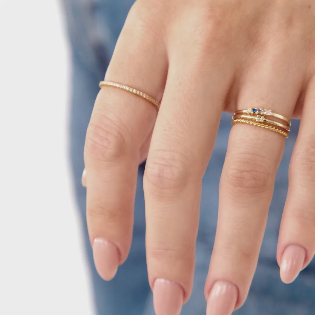 Micro Pavé Eternity Ring