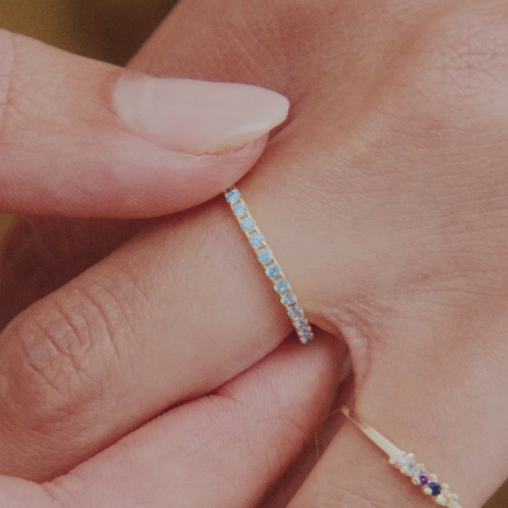 Birthstone Eternity Ring