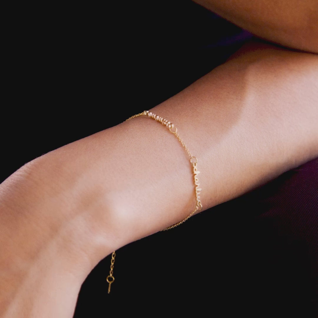 Delicate Multiple Name Bracelet