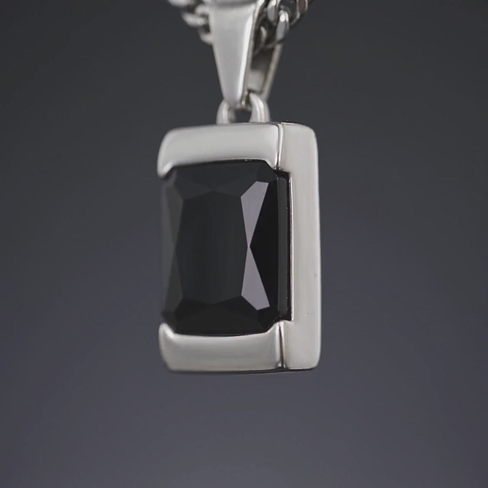 Apollo Black | Collier Iconique Avec Pierre Homme