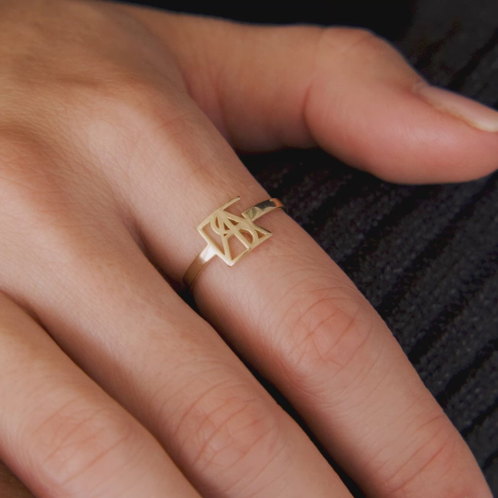 Bague Monogramme