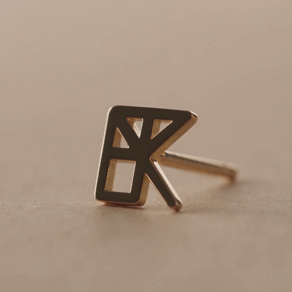 Boucles d’Oreilles Monogramme