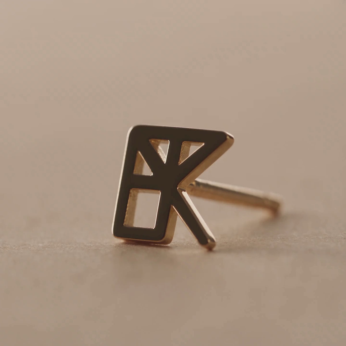 Boucles d’Oreilles Monogramme