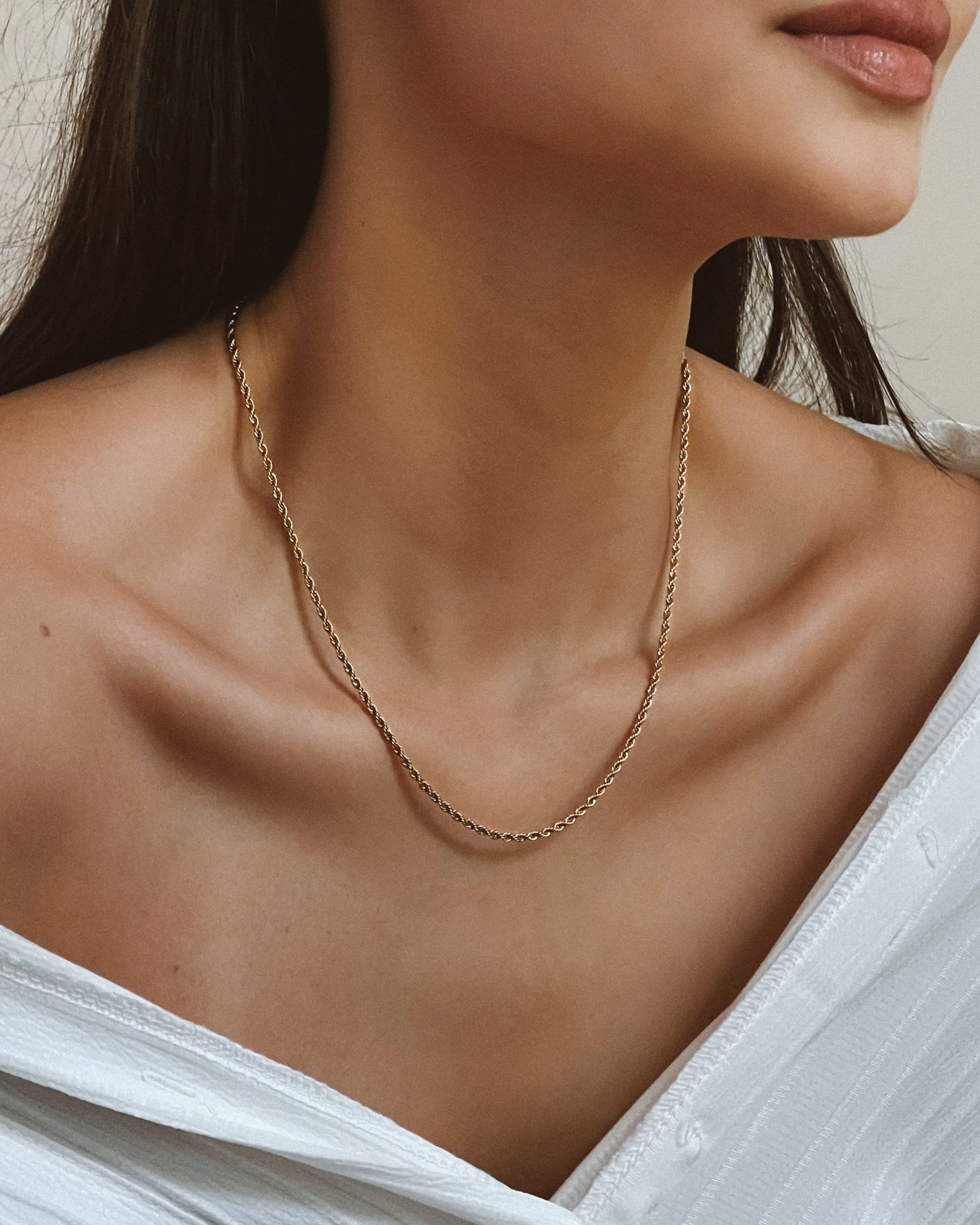 Coffret Collier & Bracelet Chaîne Torsadée en Argent