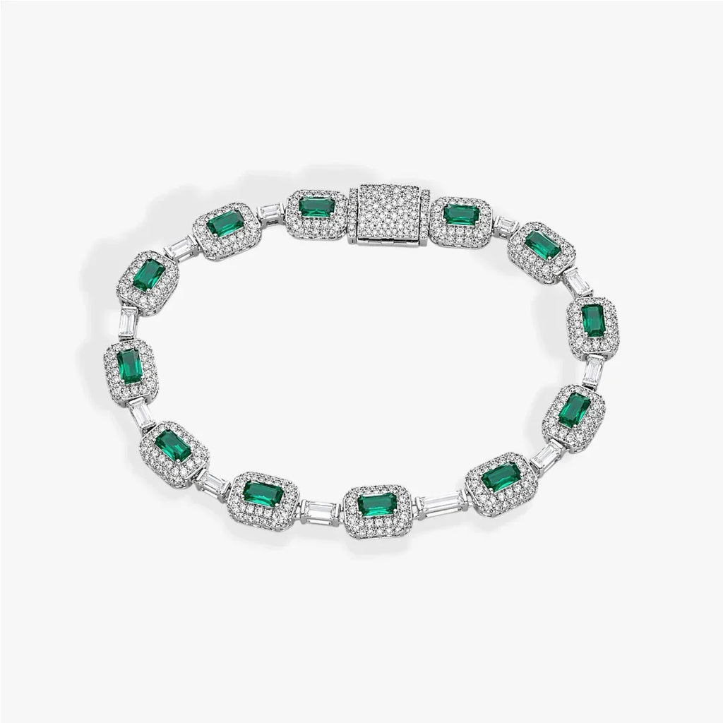 Ensemble Royal Emerald 🟢 - Chaîne et Bracelet
