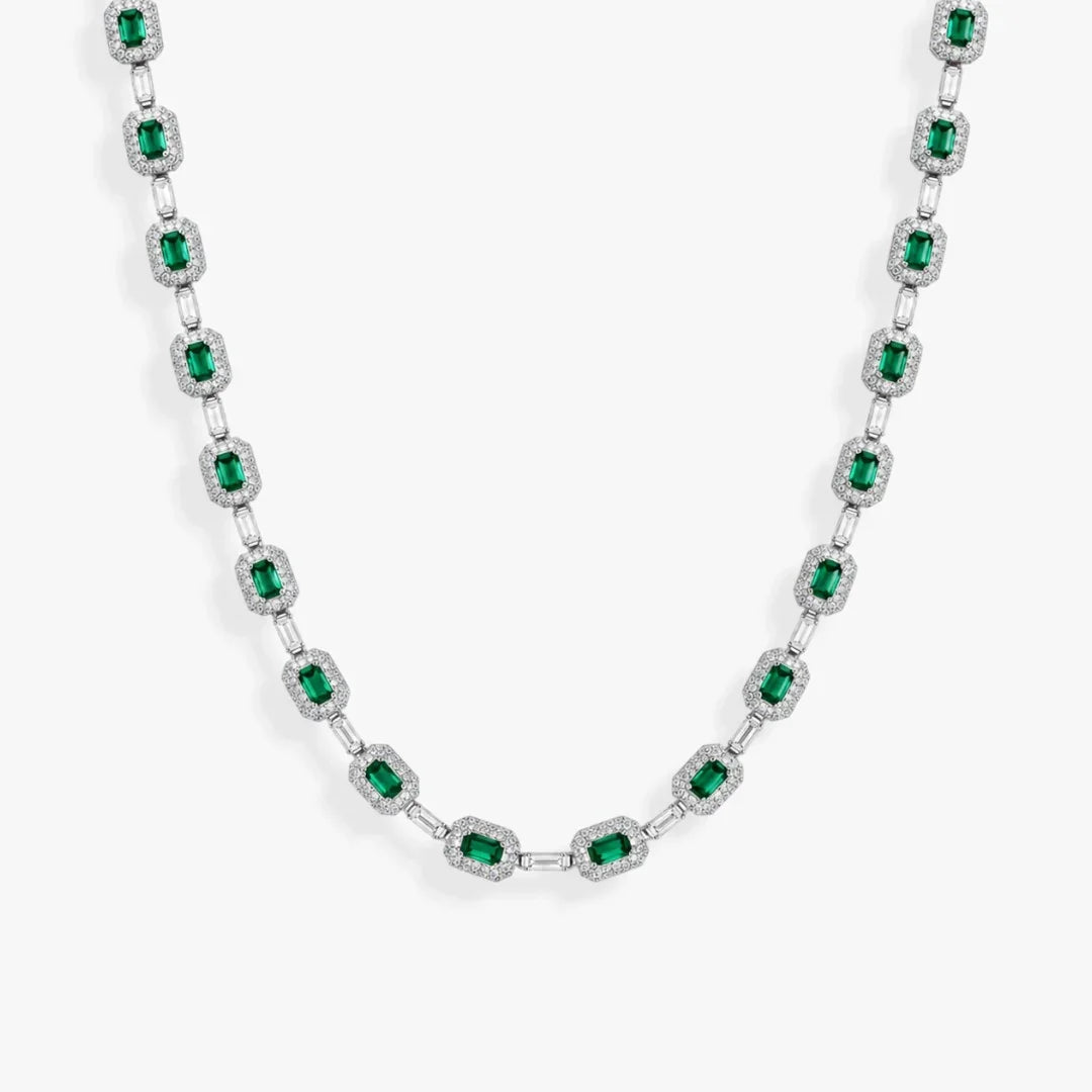 Ensemble Royal Emerald 🟢 - Chaîne et Bracelet